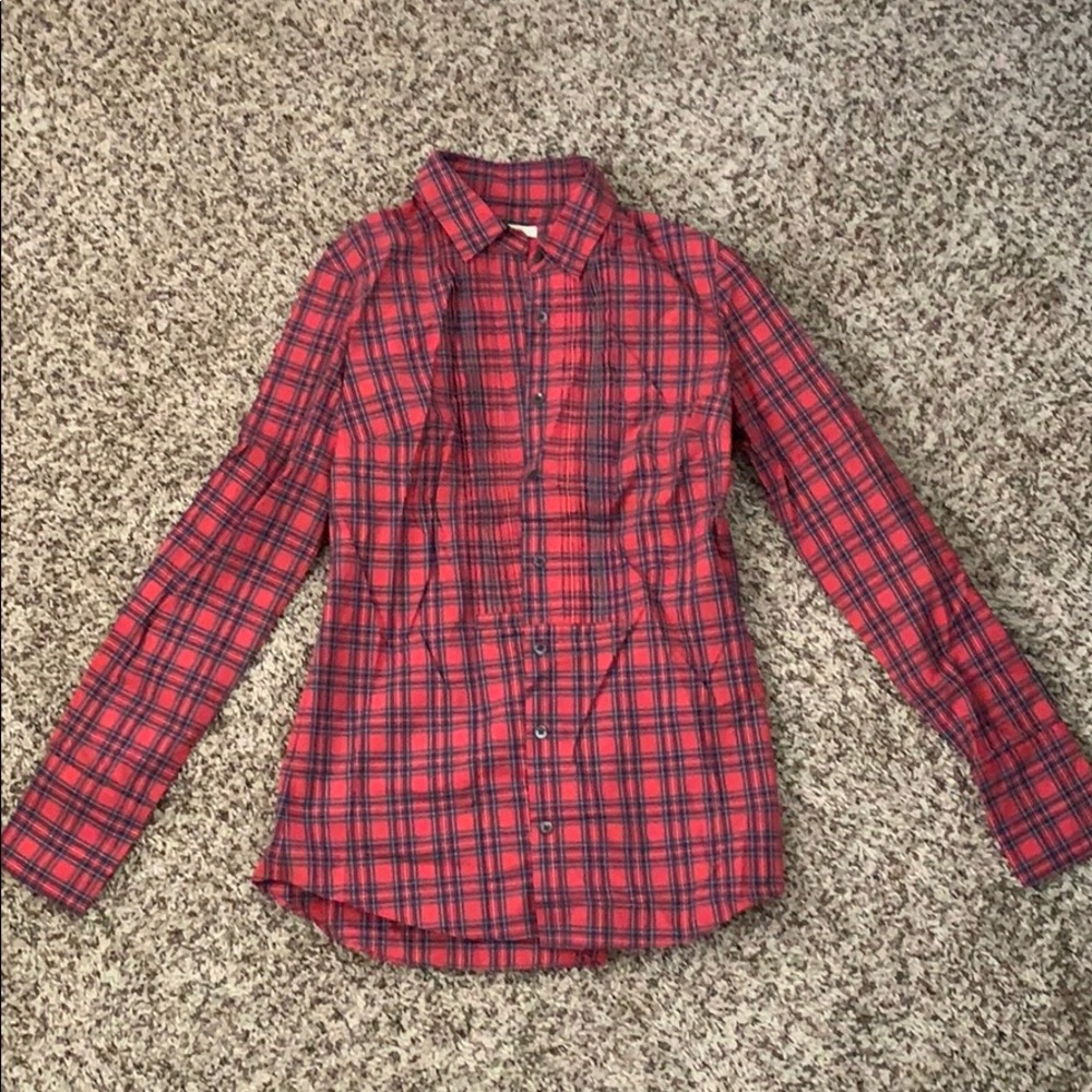 J Crew Plaid Button Down